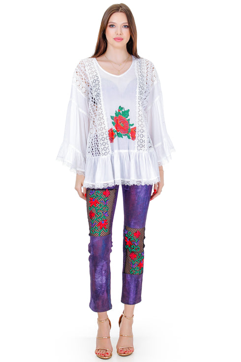 Bluza vascoza cu broderie  Liza Panait Liza Panait Online Boutique